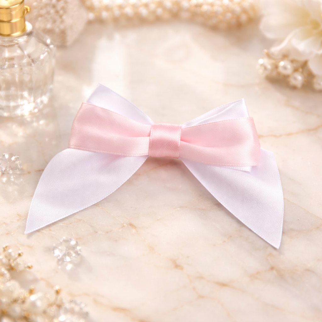 Elegant Satin Double Bow Hairclip π
