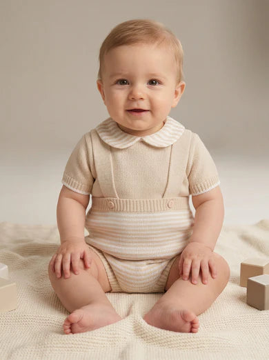 A super cute baby boys two piece suit for the new season.