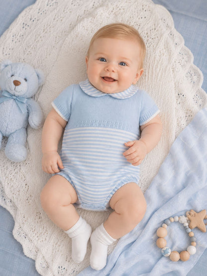 Classic pale blue romper