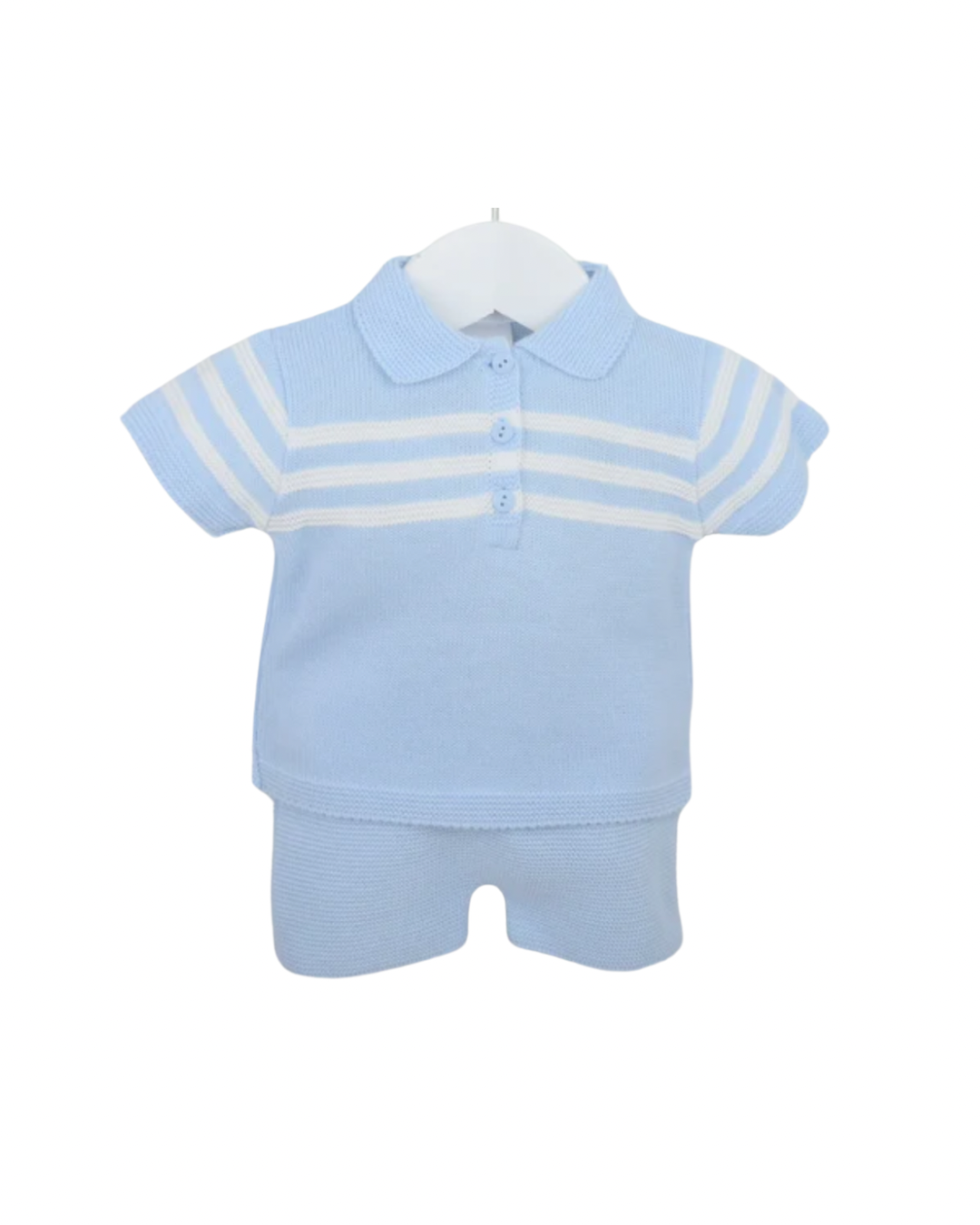 Fabulous pastel blue knit set