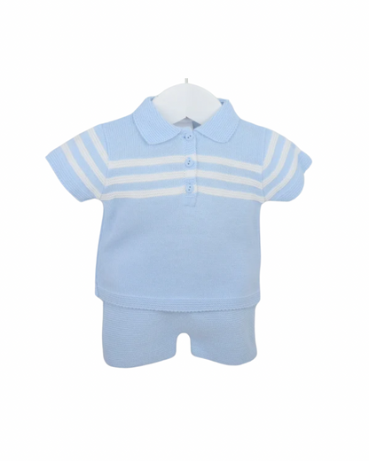 Fabulous pastel blue knit set
