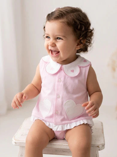 Girls two piece cotton outfit